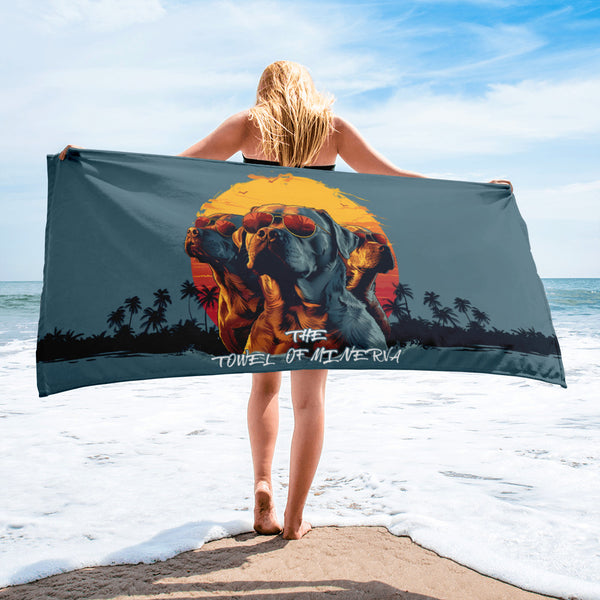The Towel of Minerva - Beach Towel